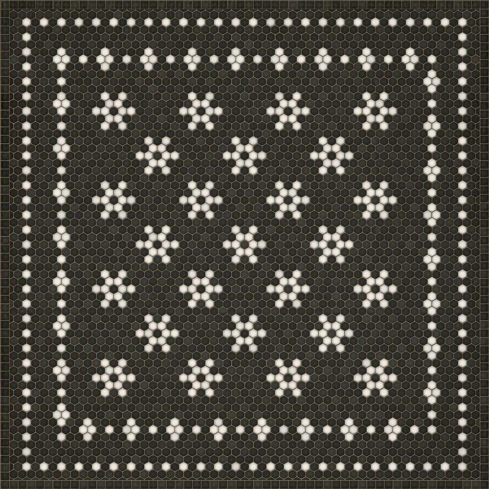 Vintage Vinyl Rug - Mosaic - Belmont Park