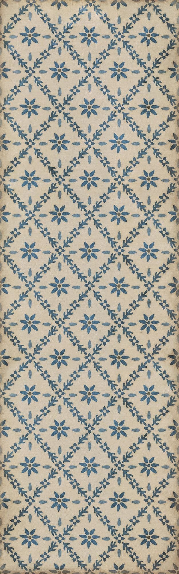 Vintage Vinyl Rug - Naturalist - Fotthergill - 36"X115"