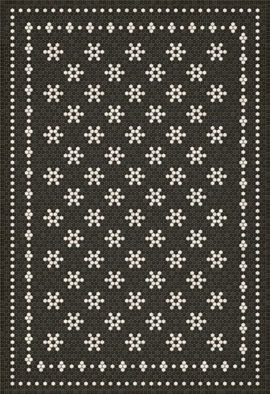 Vintage Vinyl Rug - Mosaic - Belmont Park